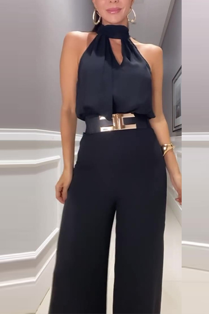 ISOLDEA – SEXY HALTER SLEEVELESS TWO-PIECE SET