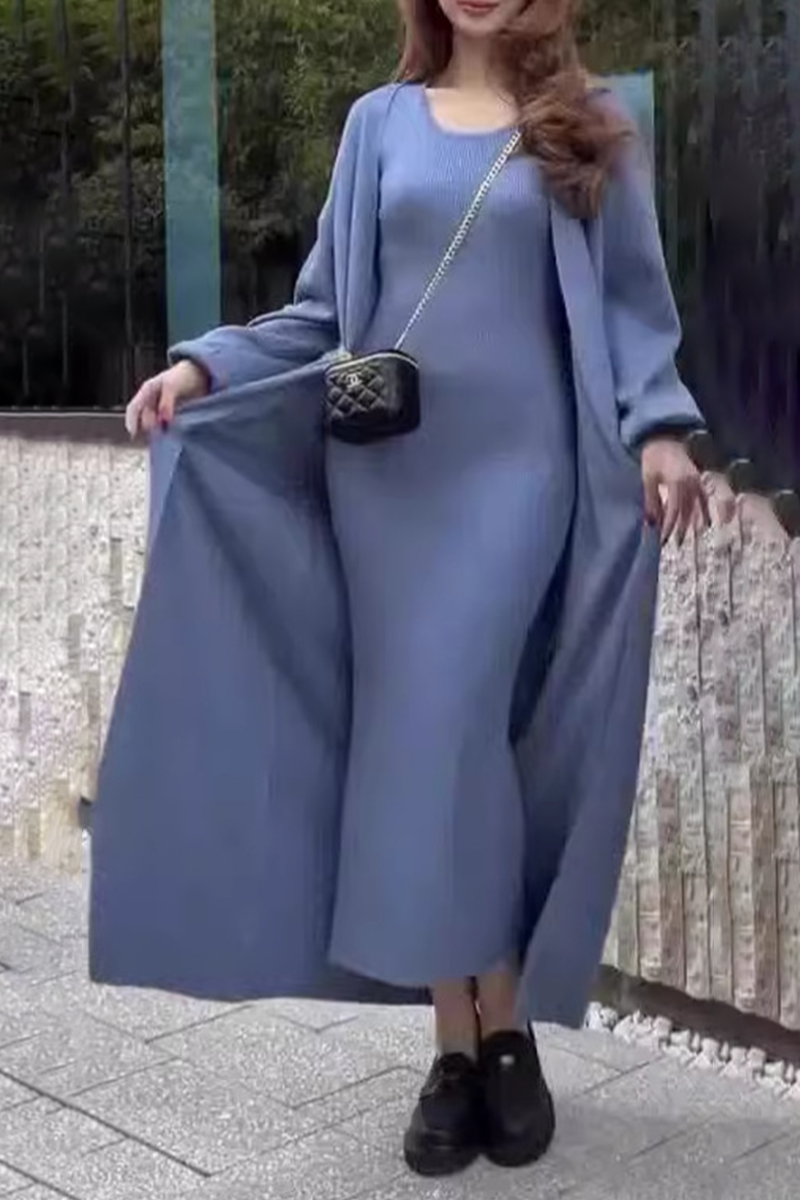 ELISKA – CASUAL O-NECK LONG SLEEVE TWO-PIECE SET