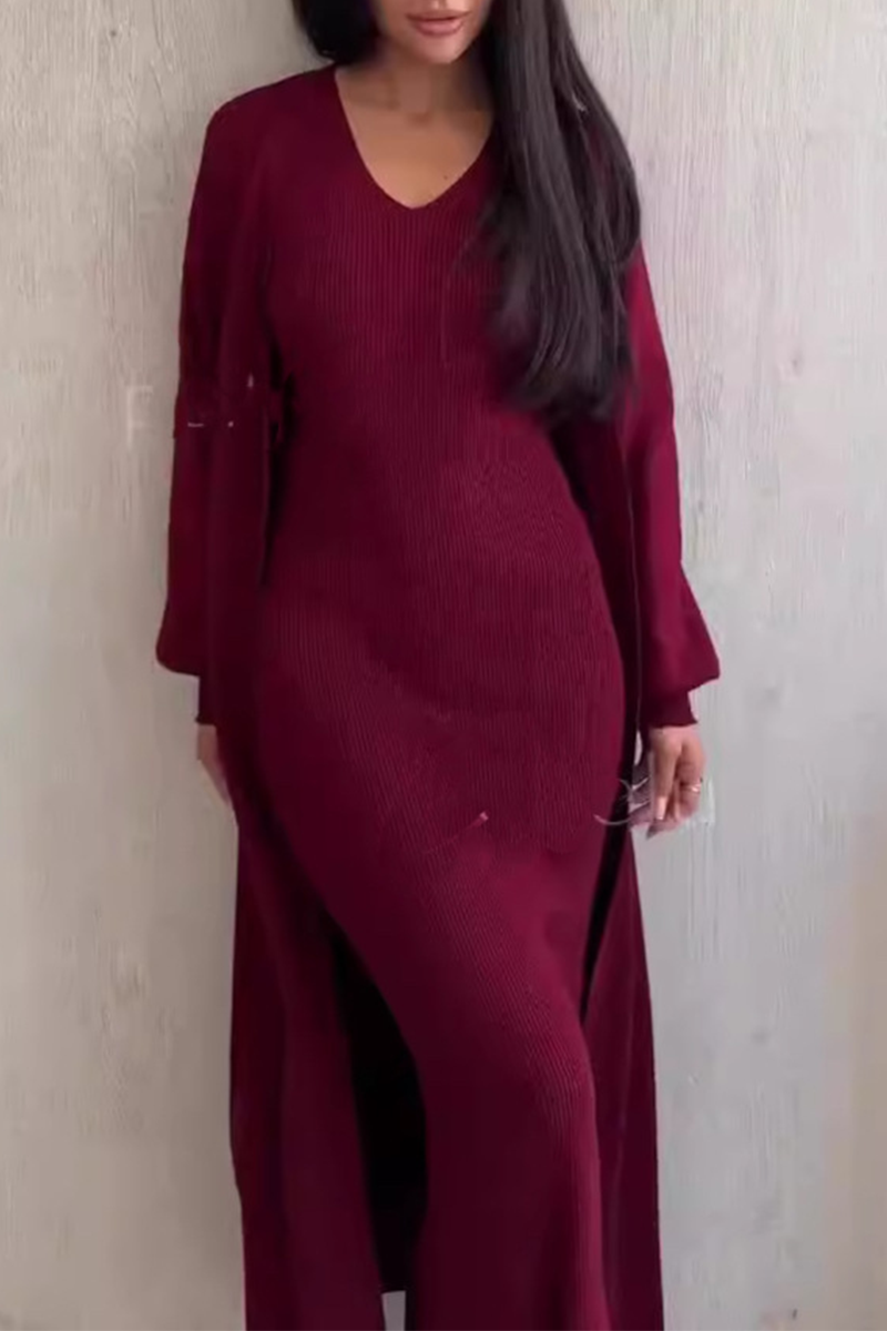 ELISKA – CASUAL O-NECK LONG SLEEVE TWO-PIECE SET