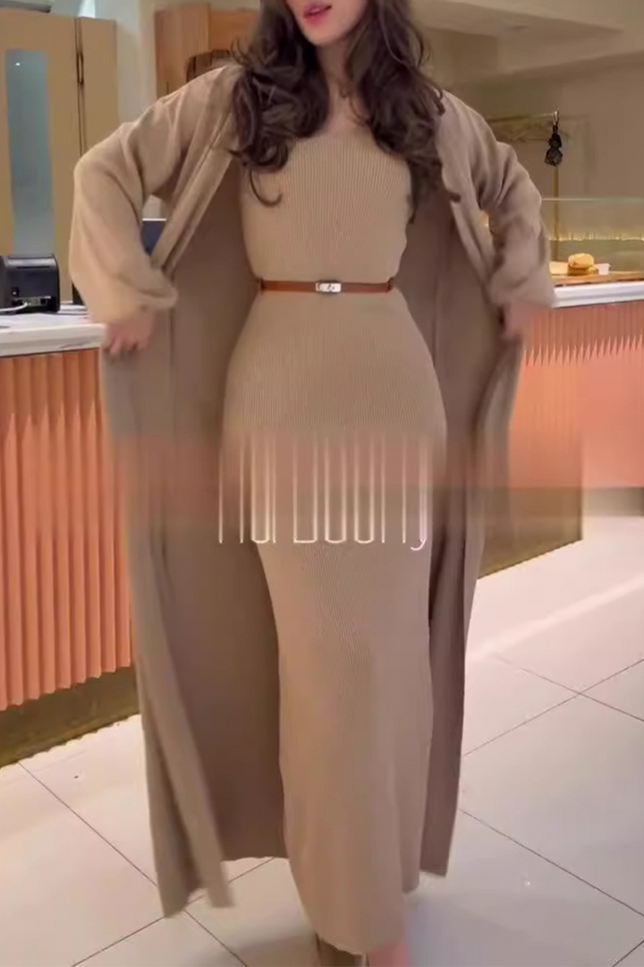 ELISKA – CASUAL O-NECK LONG SLEEVE TWO-PIECE SET