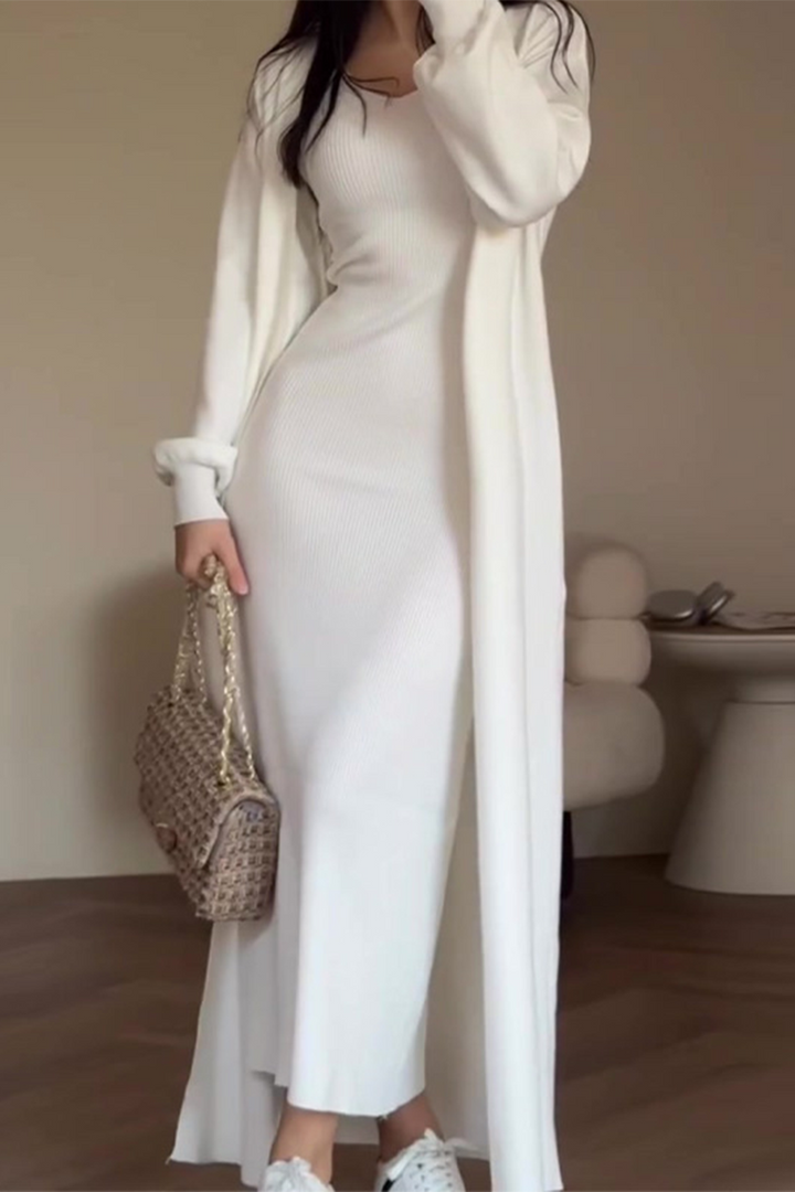 ELISKA – CASUAL O-NECK LONG SLEEVE TWO-PIECE SET