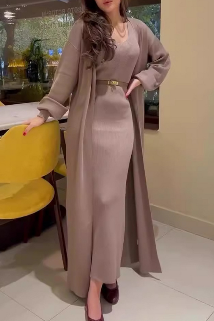 ELISKA – CASUAL O-NECK LONG SLEEVE TWO-PIECE SET