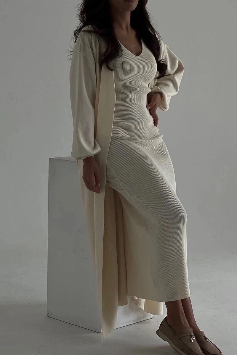 ELISKA – CASUAL O-NECK LONG SLEEVE TWO-PIECE SET