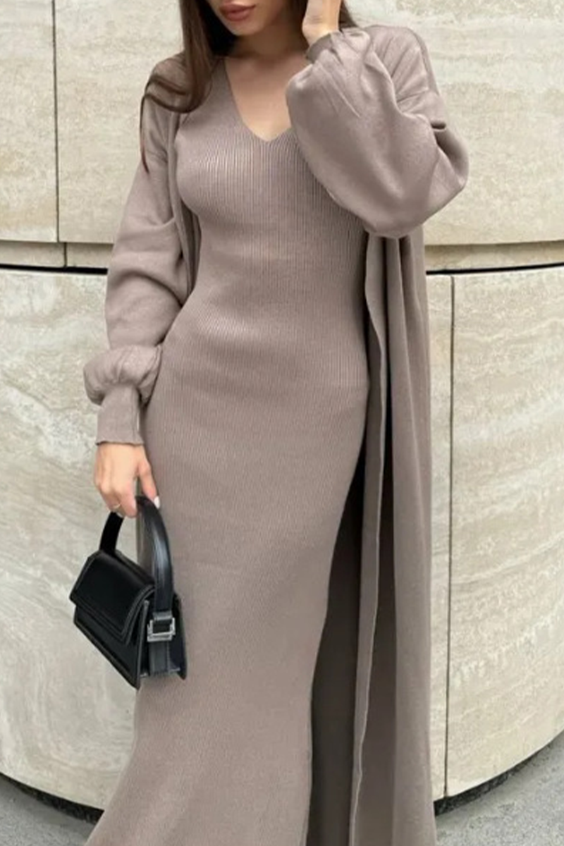 ELISKA – CASUAL O-NECK LONG SLEEVE TWO-PIECE SET