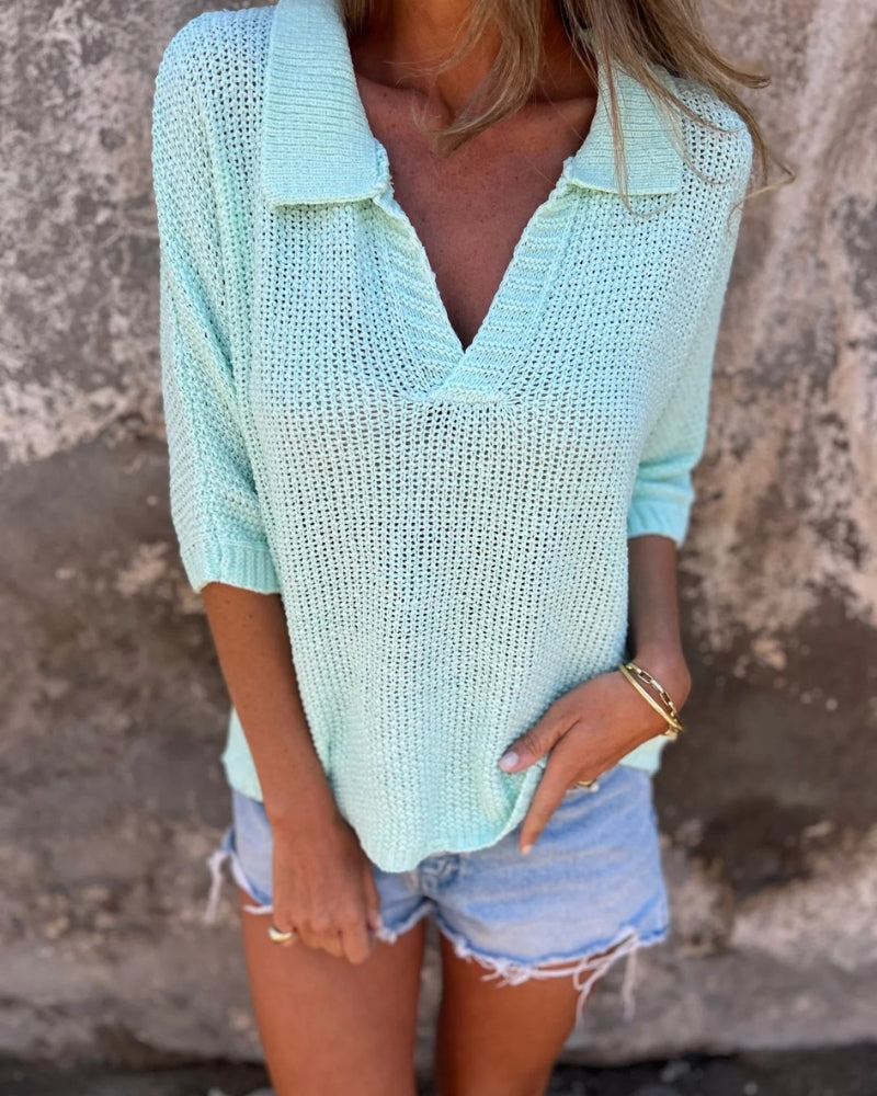 OVIDIA – BOHO KNIT TOP