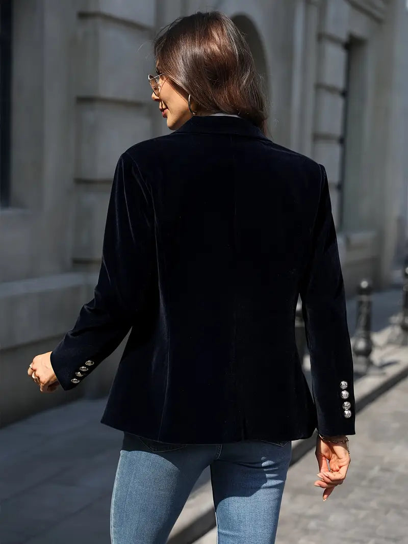 Victoria | Elegant Velvet Blazer