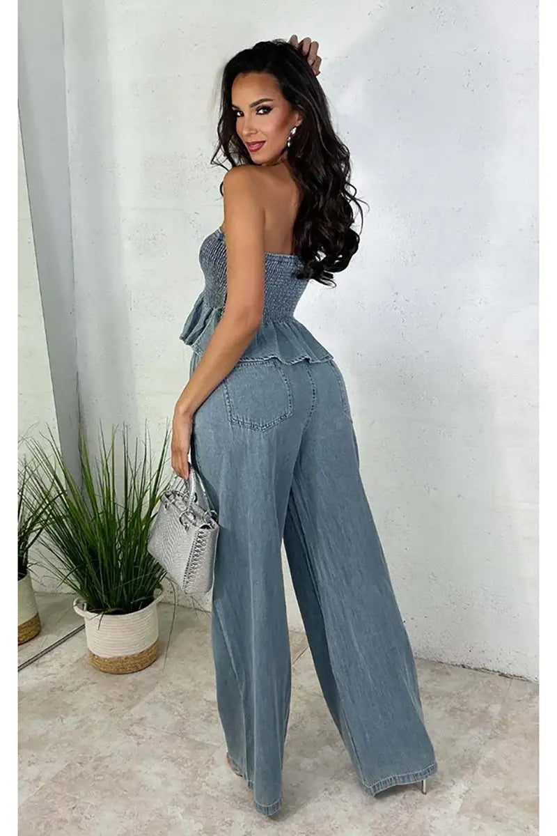 ARABELLA – STYLISH DENIM TWO-PIECE SET