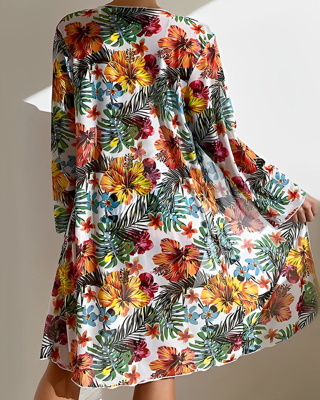 AZALEA – TROPICAL PRINT BIKINI SET WITH COVER-UP