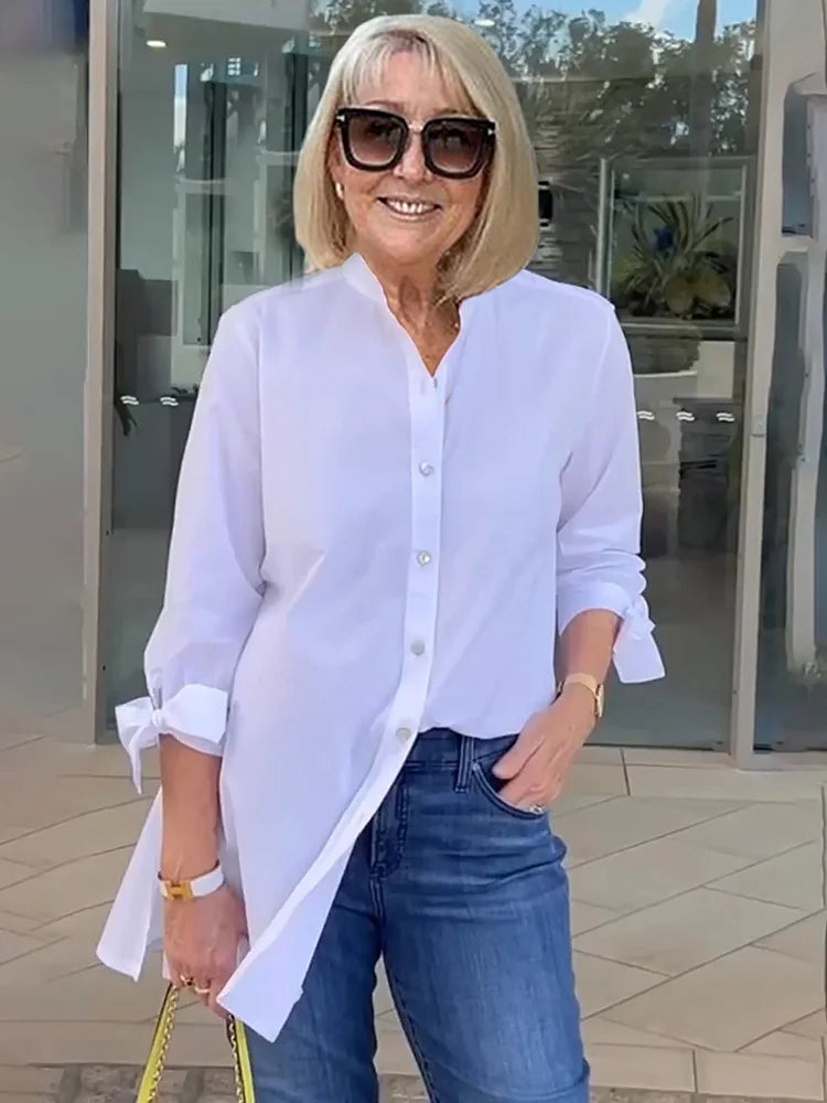 BELLAMY – GATHERED BACK COTTON SHIRT JACKET