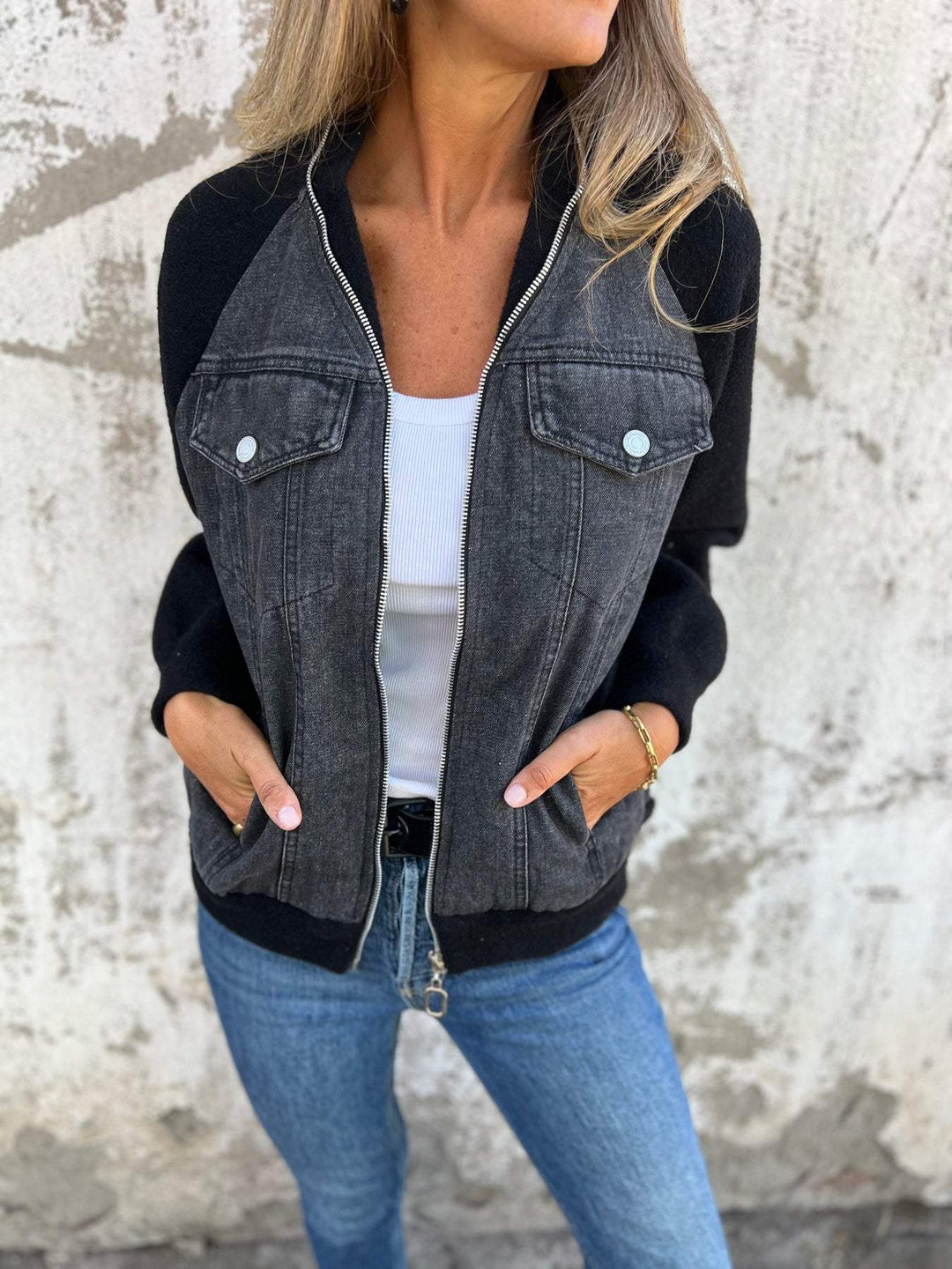 Lucy | Casual Cotton Jacket with Zipper