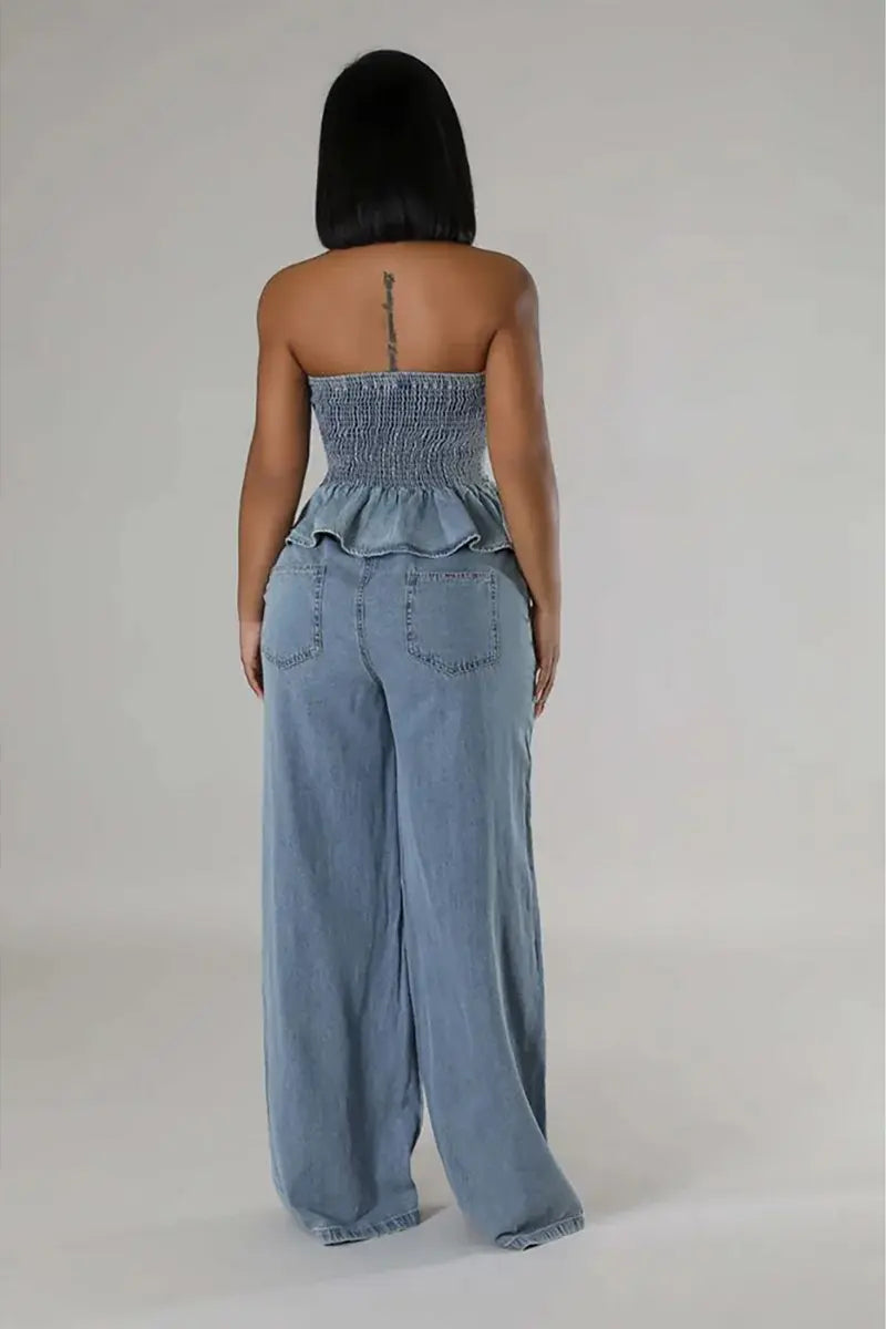 ARABELLA – STYLISH DENIM TWO-PIECE SET