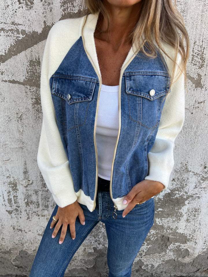 Lucy | Casual Cotton Jacket with Zipper
