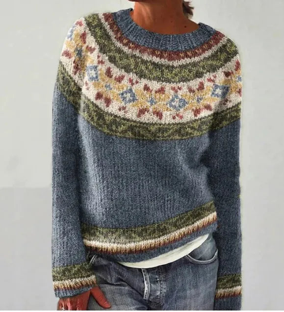 FENNA – RETRO KNITTED SWEATER