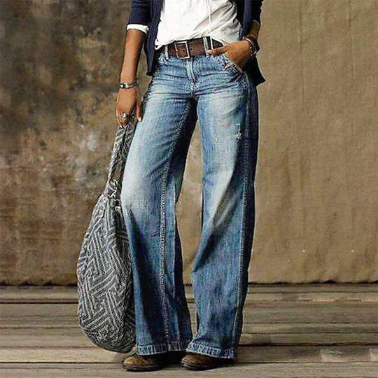 Lina Retro Wide-Leg Jeans