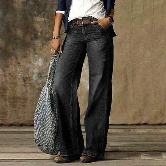 Lina Retro Wide-Leg Jeans