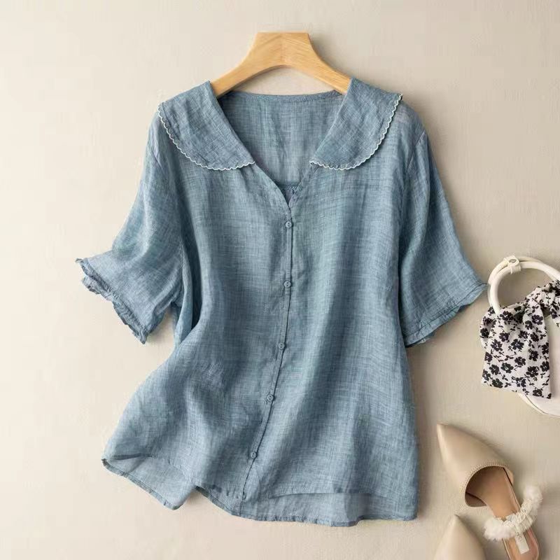 SONNET – AIRY LINEN BLOUSE
