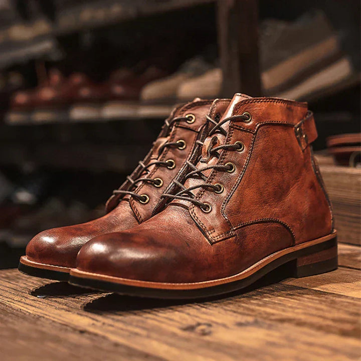ROWAN – RETRO ROUND NOSE MEN'S BOOTS