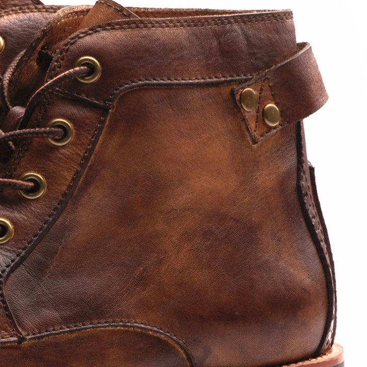 ROWAN – RETRO ROUND NOSE MEN'S BOOTS