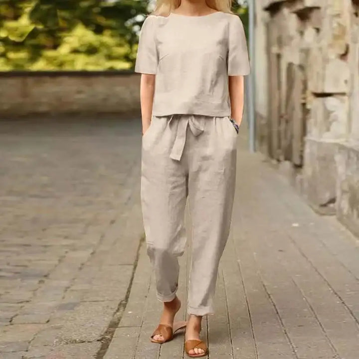 Gianna | Two-Piece Linen Set