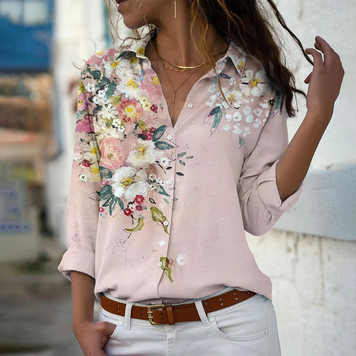 MAELYS – CASUAL PRINTED BLOUSE