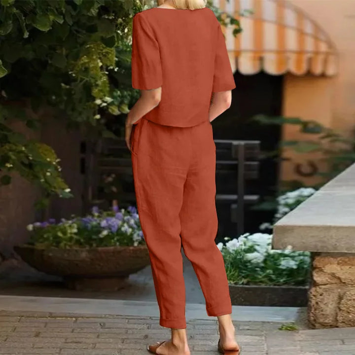 Gianna | Two-Piece Linen Set