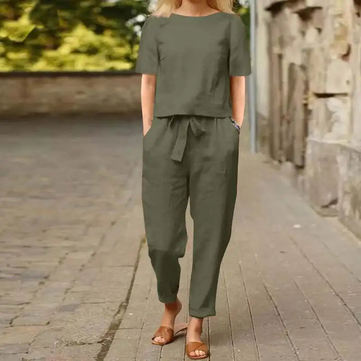 Gianna | Two-Piece Linen Set