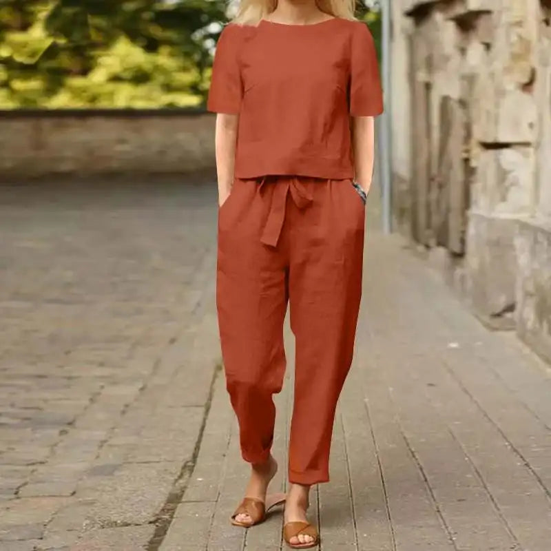 Gianna | Two-Piece Linen Set