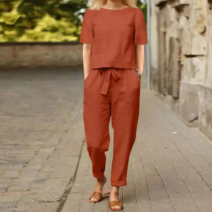 Gianna | Two-Piece Linen Set