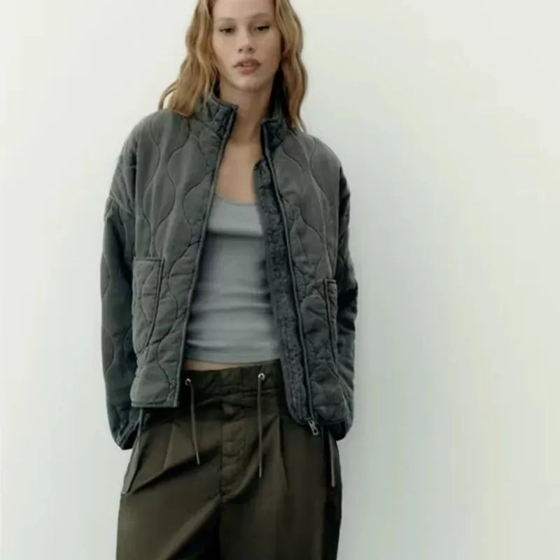 ISOLDE – VINTAGE COTTON QUILTED JACKET