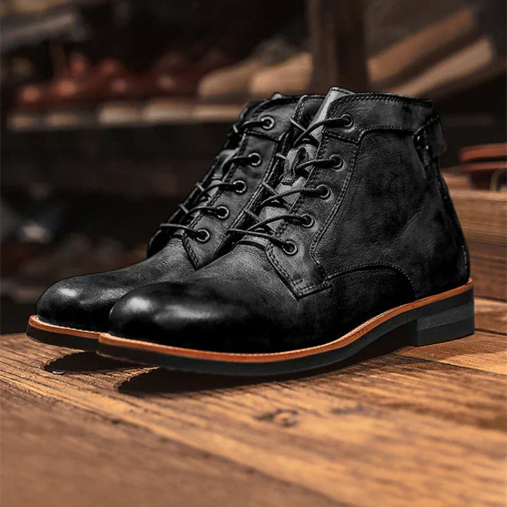 ROWAN – RETRO ROUND NOSE MEN'S BOOTS