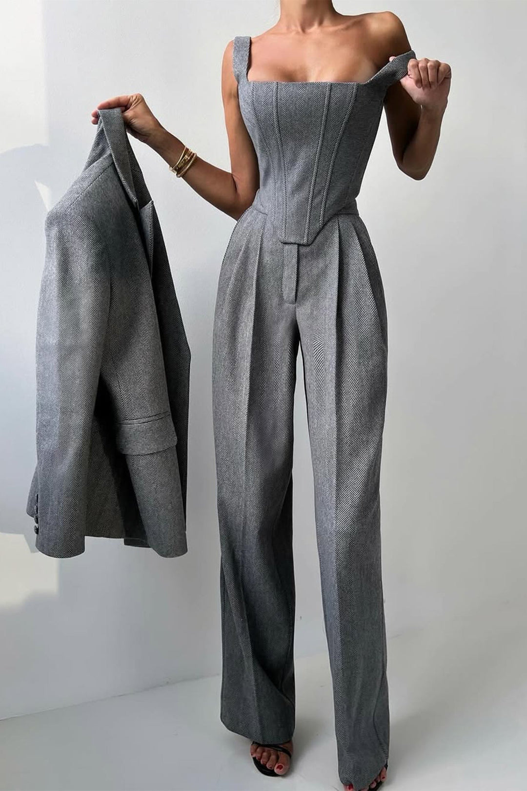 Riley – Three-Piece Set with Double-Breasted Blazer