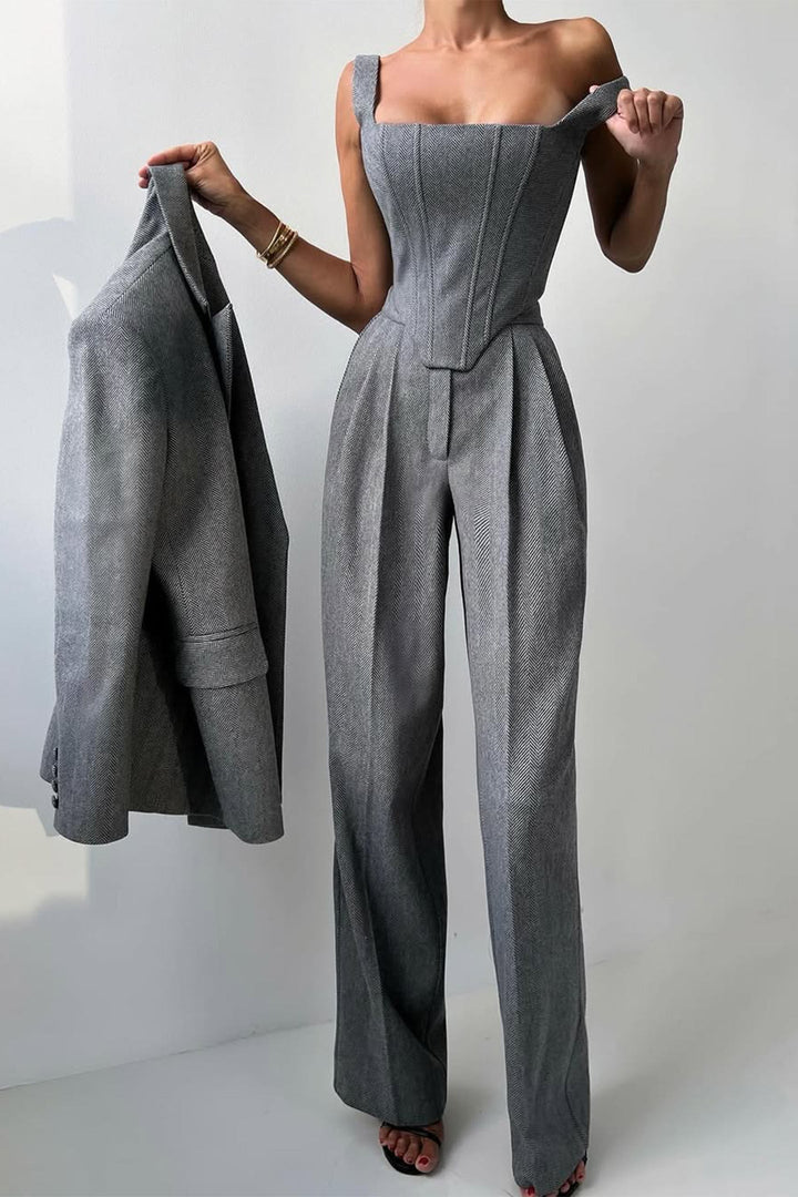 Riley – Three-Piece Set with Double-Breasted Blazer