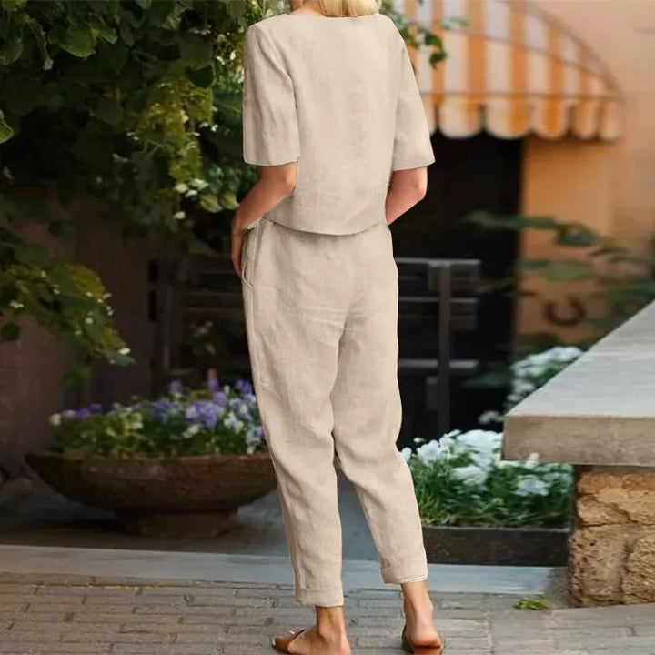 Gianna | Two-Piece Linen Set