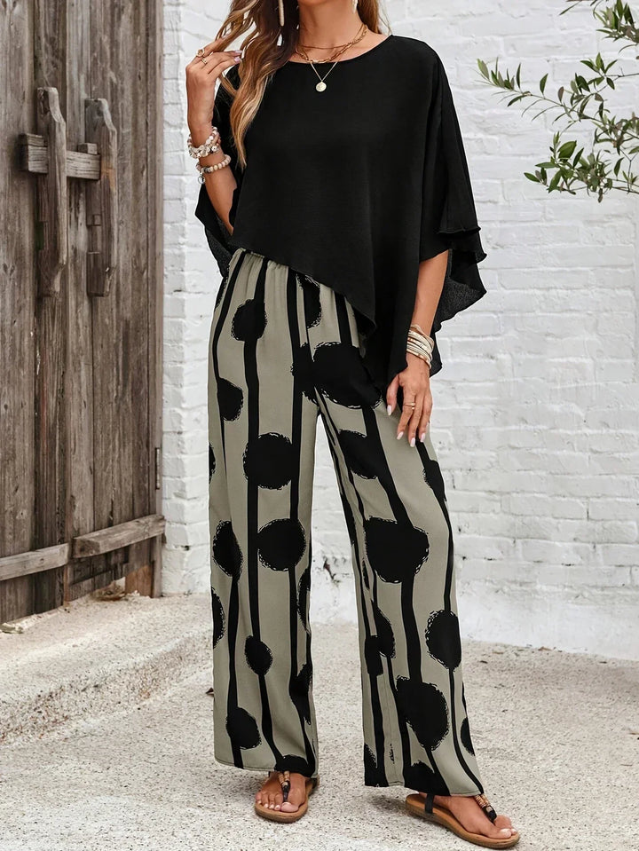 ALAYA – COMFORTABLE ELASTIC WAIST TWO-PIECE SET
