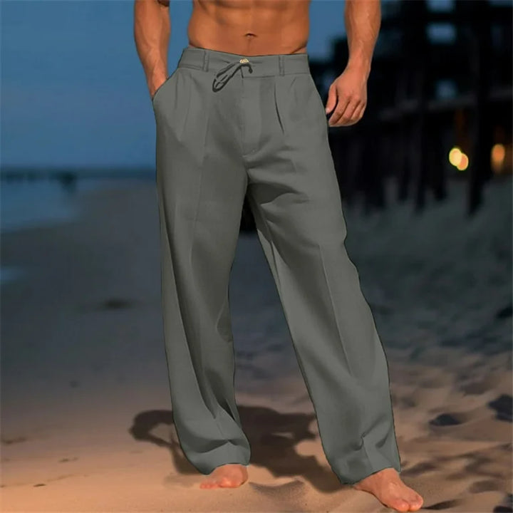 Elijah - Airy Linen-Look Pants
