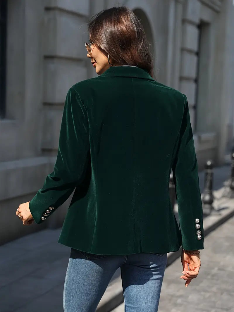 Victoria | Elegant Velvet Blazer