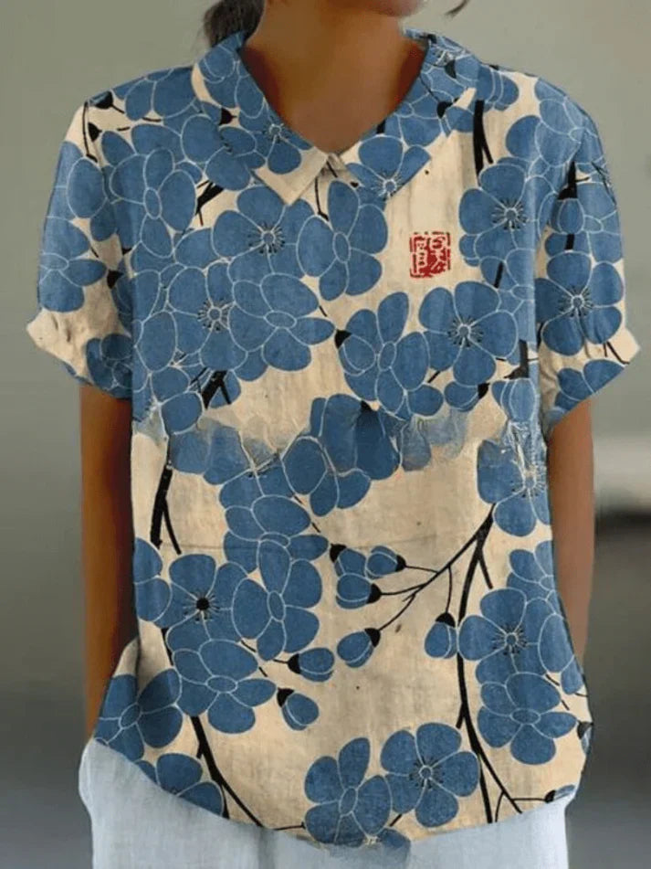 Galiene | Floral Pattern Blouse