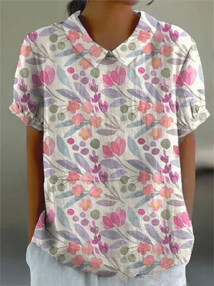 Galiene | Floral Pattern Blouse