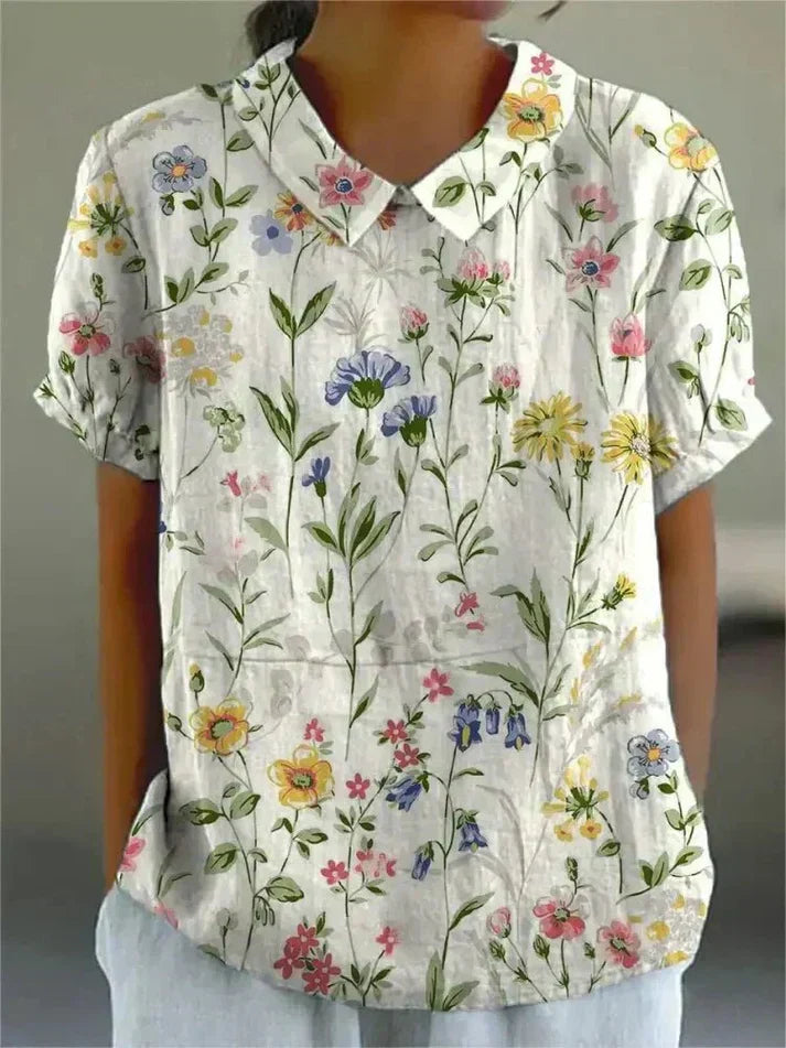 Galiene | Floral Pattern Blouse