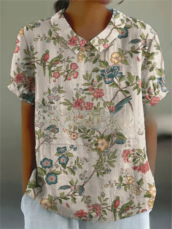 Galiene | Floral Pattern Blouse