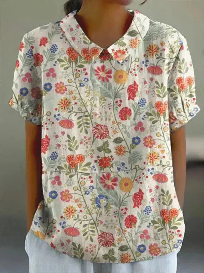 Galiene | Floral Pattern Blouse