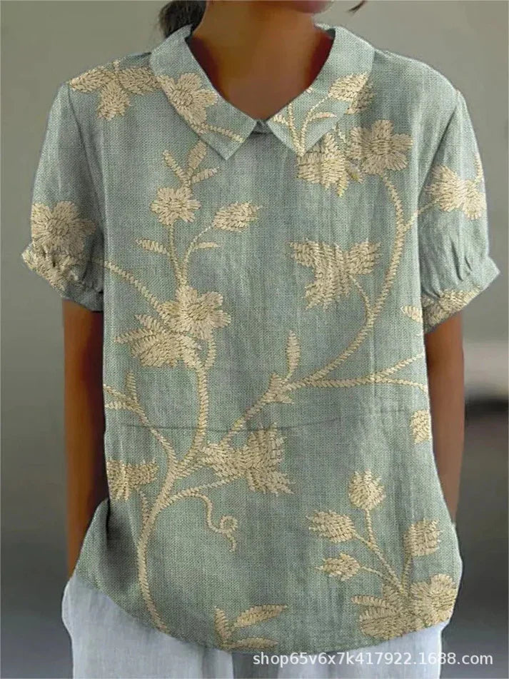 Galiene | Floral Pattern Blouse