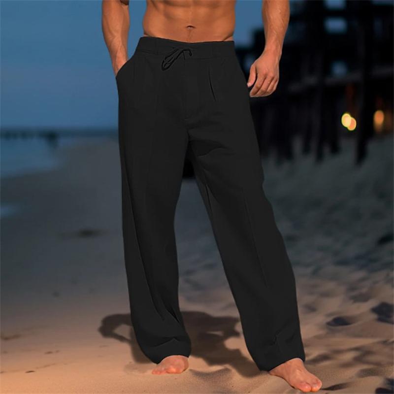 Elijah - Airy Linen-Look Pants