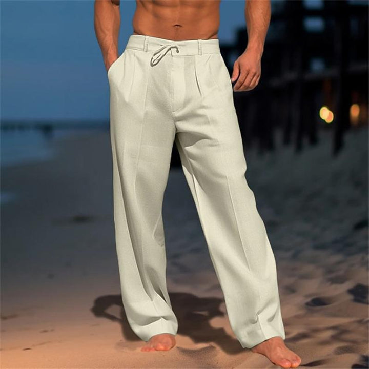 Elijah - Airy Linen-Look Pants
