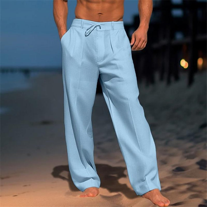 Elijah - Airy Linen-Look Pants