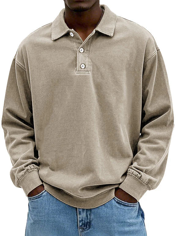 Maelis | Vintage Long-Sleeve Polo