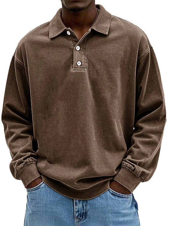 Maelis | Vintage Long-Sleeve Polo