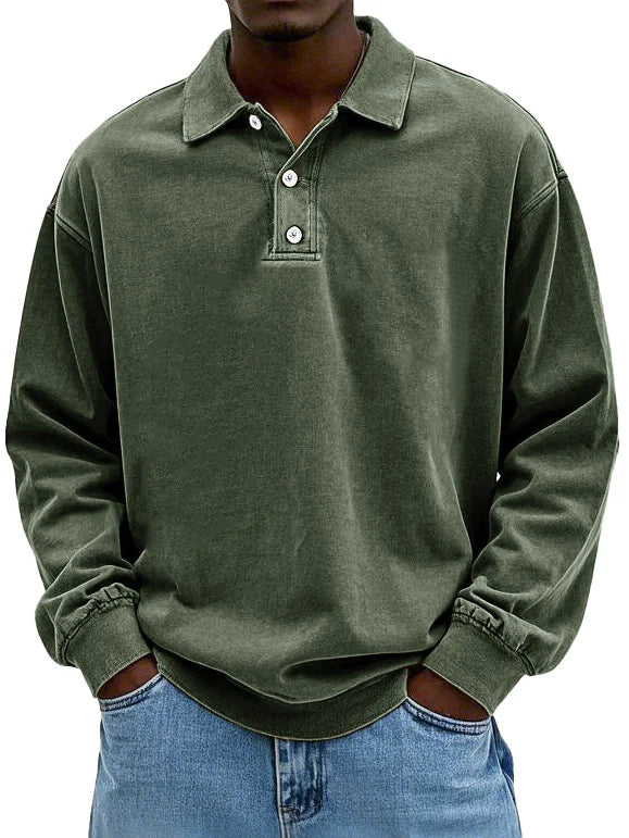 Maelis | Vintage Long-Sleeve Polo