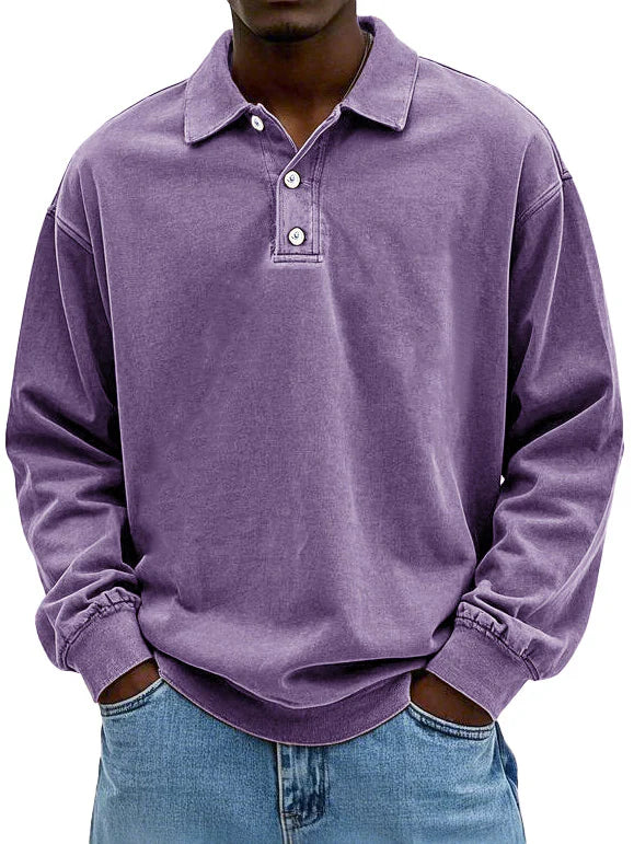 Maelis | Vintage Long-Sleeve Polo