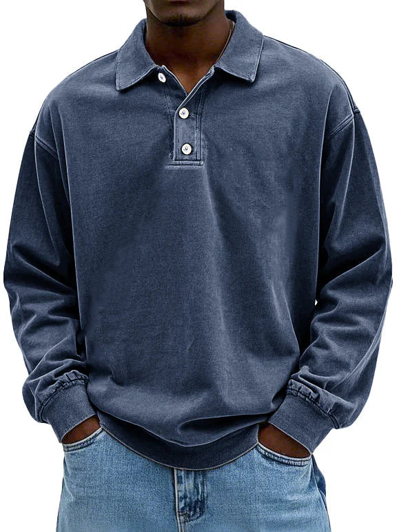 Maelis | Vintage Long-Sleeve Polo